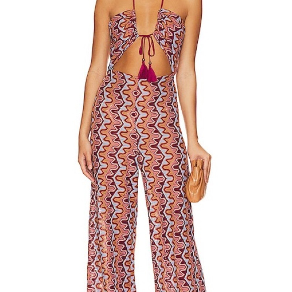 House of Harlow 1960 Vibrant Patterned Jumpsuit